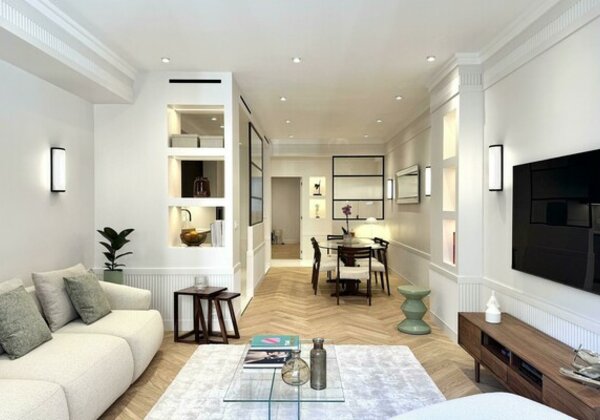 Lussuoso appartamento di 4 locali completamente ristrutturato, a due passi da Place du Casino